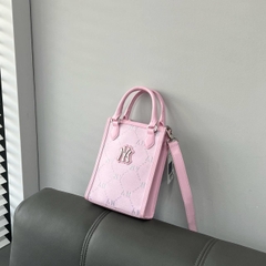 488 -  Túi MLB NY Monogram - Phonebag Dọc - Hồng Pinky - Code 7ACRMD34N 50PKL [HÀNG CHÍNH HÃNG]