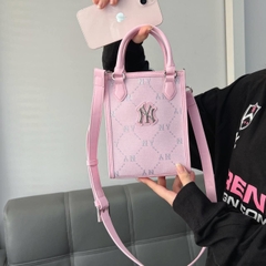 488 -  Túi MLB NY Monogram - Phonebag Dọc - Hồng Pinky - Code 7ACRMD34N 50PKL [HÀNG CHÍNH HÃNG]