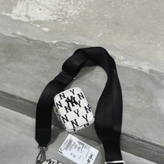 613 -  Túi MLB Korea Monogram Mini Cross Bag New York Yankees D.Cream - 3ACRS012N-50CRD [HÀNG CHÍNH HÃNG]
