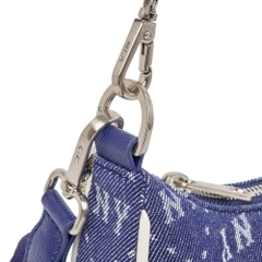 891 -  Túi MLB Diamond Monogram Denim Jacquard Hobo Bag New York Yankees D.Navy - Code 3ABQS023N-50NYD [HÀNG CHÍNH HÃNG]
