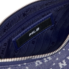 891 -  Túi MLB Diamond Monogram Denim Jacquard Hobo Bag New York Yankees D.Navy - Code 3ABQS023N-50NYD [HÀNG CHÍNH HÃNG]