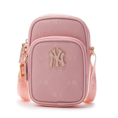 494 -  Túi MLB NY Monogram Mini - Hồng Pinky - Code 7ACRMDD4N-50PKM [HÀNG CHÍNH HÃNG]