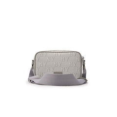 1217 - Túi MLB Monogram Jacquard Mini Cross Bag New York Yankees Light Charcoal Grey - Code 3ACRS014N-50CGL [HÀNG CHÍNH HÃNG]
