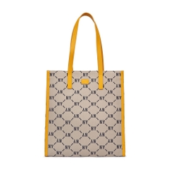 743 -  Túi MLB Tote Mono Diamond Jackquard NY Beige - Be - Code 3AORM012N 50BGS [HÀNG CHÍNH HÃNG]