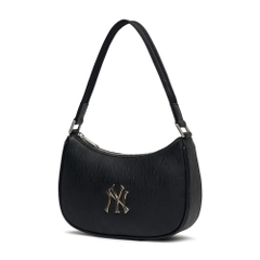 889 -  Túi MLB Monogram Embossed Hobo Bag New York Yankees - Black - Kẹp nách - Code 3ABQS022N 50BKS [HÀNG CHÍNH HÃNG]