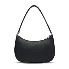 889 -  Túi MLB Monogram Embossed Hobo Bag New York Yankees - Black - Kẹp nách - Code 3ABQS022N 50BKS [HÀNG CHÍNH HÃNG]