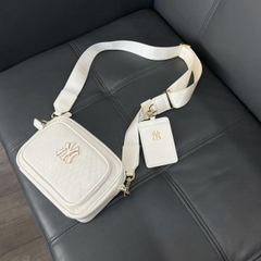 498 -  Túi MLB NY Monogram - Trắng Kem - Code 7ACRMD04N [HÀNG CHÍNH HÃNG]
