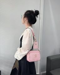 499 -  Túi MLB NY Monogram - Hồng - Code 7ACRMD04N-50PKM [HÀNG CHÍNH HÃNG]