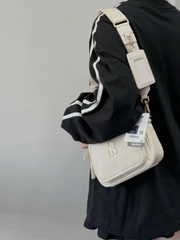 498 -  Túi MLB NY Monogram - Trắng Kem - Code 7ACRMD04N [HÀNG CHÍNH HÃNG]