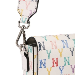 607 -  Túi MLB MONOGRAM Hoody Bag NEW YORK YANKEES Rainbow  32BGPC111-50I [HÀNG CHÍNH HÃNG]