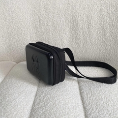 491 -  Túi MLB NY Slugger Cross Bag - Ngang - Đen Bóng - Code 7ACRM013N-50BKS [HÀNG CHÍNH HÃNG]