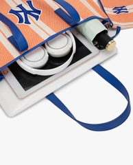 709 -  Túi MLB Tote Ethnic Stripe Bag New York Yankees - Orange - Code 3AORL0323 50ORL [HÀNG CHÍNH HÃNG]