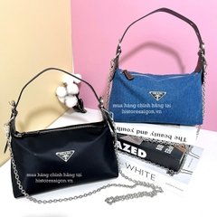 2066 - Túi Prada Gift Denim Shoulder Bag (Gift Hãng Tặng Khách) [HÀNG CHÍNH HÃNG]