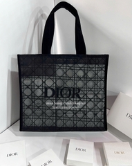 2063 - Túi Tote Dior Đen Gift (Gift Hãng Tặng Khách) [HÀNG CHÍNH HÃNG]