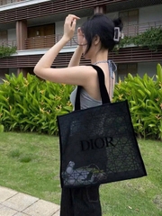 2063 - Túi Tote Dior Đen Gift (Gift Hãng Tặng Khách) [HÀNG CHÍNH HÃNG]