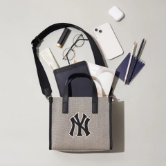 444 -  Túi MLB Canvas Basic Big Logo Small Tote Bag - Black - Code 3AORS062N-50BKS [HÀNG CHÍNH HÃNG]