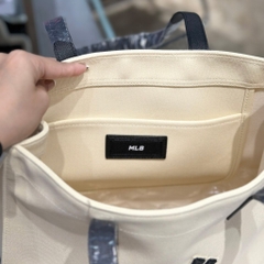 1103 -  Túi MLB Tote Canvas New York Yankees Cream - Code 3AORM022N 50CRS [HÀNG CHÍNH HÃNG]