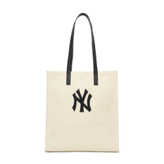 1103 -  Túi MLB Tote Canvas New York Yankees Cream - Code 3AORM022N 50CRS [HÀNG CHÍNH HÃNG]