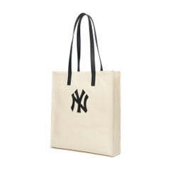 1103 -  Túi MLB Tote Canvas New York Yankees Cream - Code 3AORM022N 50CRS [HÀNG CHÍNH HÃNG]