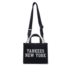 1134 - Túi MLB Korea Varsity Jacquard Tote Bag New York Yankees Black - Code 3AORS024N 50BKS [HÀNG CHÍNH HÃNG]