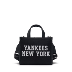 1134 - Túi MLB Korea Varsity Jacquard Tote Bag New York Yankees Black - Code 3AORS024N 50BKS [HÀNG CHÍNH HÃNG]