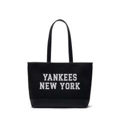 1142 - Túi MLB Varsity Jacquard Shopper Bag New York Yankees Black - Code 3AORL104N 50BKS[HÀNG CHÍNH HÃNG]