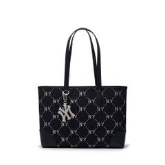 1102 -  Túi MLB Tote Diamond Monogram Jacquard New York Yankees ''Black'' - Code 3AORL014N 50BKS [HÀNG CHÍNH HÃNG]