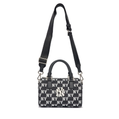 502 -  Túi MLB Classic Monogram Jacquard Boston Bag New York Yankees Black Monogram - Đen - Code 3ABWS013N-50BKS [HÀNG CHÍNH HÃNG]