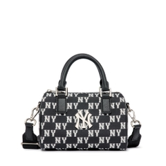502 -  Túi MLB Classic Monogram Jacquard Boston Bag New York Yankees Black Monogram - Đen - Code 3ABWS013N-50BKS [HÀNG CHÍNH HÃNG]