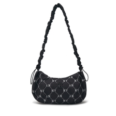897 -  Túi MLB Dia Mono Sportive Hobo Bag New York Yankees - Black - Code 3ABQS034N-50BKS [HÀNG CHÍNH HÃNG]