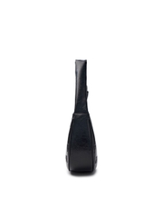 1456 - Túi MLB Korea Classic Mono Crack Embo Hobo Bag New York Yankees Black 3ABQMV15N-50BKS [HÀNG CHÍNH HÃNG]
