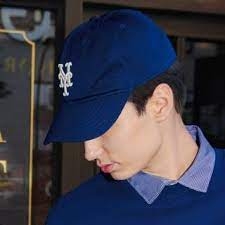 429 -  Nón MLB Unstructured Ball cap - Xanh Navy - Ny Trắng [HÀNG CHÍNH HÃNG]