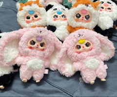 1215 - Baby Three V3 Lựa Mẫu Mắt Ngẫu Nhiên - Baby Three V3 Animal Party Big Cute Plush Series Art Toy [CHÍNH HÃNG]