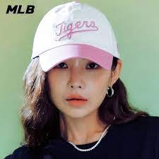 422 -  Nón MLB Unstructured Ball cap - Trắng Kem Hồng - Tigers [HÀNG CHÍNH HÃNG]