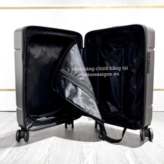 2674 - Vali Lee Size 20 Xách Tay Embossed Logo Xám Chì (Mang Lên Máy Bay) [HÀNG CHÍNH HÃNG]