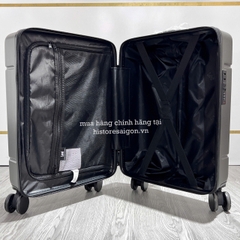 2674 - Vali Lee Size 20 Xách Tay Embossed Logo Xám Chì (Mang Lên Máy Bay) [HÀNG CHÍNH HÃNG]
