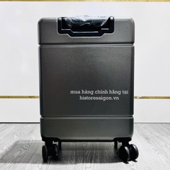 2674 - Vali Lee Size 20 Xách Tay Embossed Logo Xám Chì (Mang Lên Máy Bay) [HÀNG CHÍNH HÃNG]