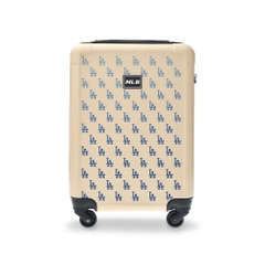 2643 - Vali MLB Classic Mono NY Size 22 Cabin Xách Tay (Mang lên máy bay) 3AHH0014N-07CRS Trắng Kem [HÀNG CHÍNH HÃNG]