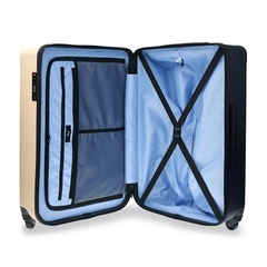 2641 - Vali MLB Classic Mono NY Size 26 Ký Gửi 3AHH0024N-07CRS Trắng Kem [HÀNG CHÍNH HÃNG]