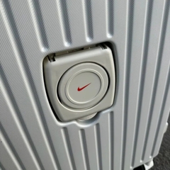 2769 - Vali Nike Just Do It Trắng Cam Size 22 Xách Tay Cabin [HÀNG CHÍNH HÃNG]