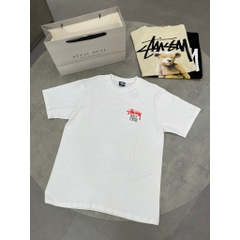 852 -  Áo Stussy Built Tough Bear - White - Code 1904893 [HÀNG CHÍNH HÃNG]
