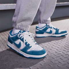 457 -  Giày Nike Dunk Low Sashiko Industrial Blue - Code DV0834 - 101 [HÀNG CHÍNH HÃNG]