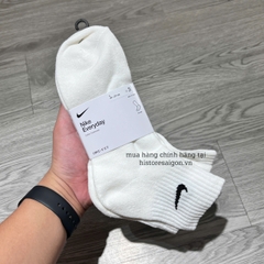 2665 - Vớ Nike Everyday Lightweight White SX7676-100 Pack 3 Đôi [HÀNG CHÍNH HÃNG]