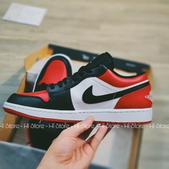 725 - (074) Giày Nike Jordan 1 Low Bred Toe 553558 161 | 553560-612 | 553558-612 [HÀNG CHÍNH HÃNG]