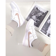 317 -  Giày Nike Dunk Low "White/Rose Pink" - DH9765-100 [HÀNG CHÍNH HÃNG]