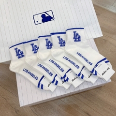 245 -  Vớ/Tất Korea MLB Thể Thao - Cổ Lửng - LA Xanh Dương [HÀNG CHÍNH HÃNG]