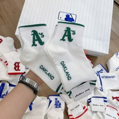 242 -  Vớ/Tất Korea MLB Thể Thao - Cổ Lửng - AS Xanh Lá [HÀNG CHÍNH HÃNG]