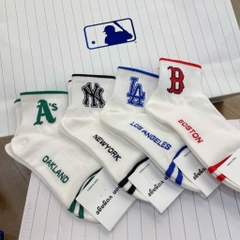 242 -  Vớ/Tất Korea MLB Thể Thao - Cổ Lửng - AS Xanh Lá [HÀNG CHÍNH HÃNG]