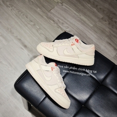 076 -  Giày Nike Dunk Nike Dunk Low SE ‘Sashiko Light Orewood Brown’ - Trắng Kem - Code DV0834 100 [HÀNG CHÍNH HÃNG]