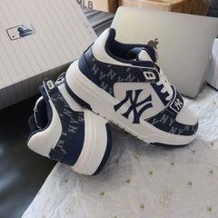 226 -  Giày MLB Liner Mid NY Denim Monogram - Xanh Dương Đậm - Code 3ASXCDN3N-50NYD [HÀNG CHÍNH HÃNG]